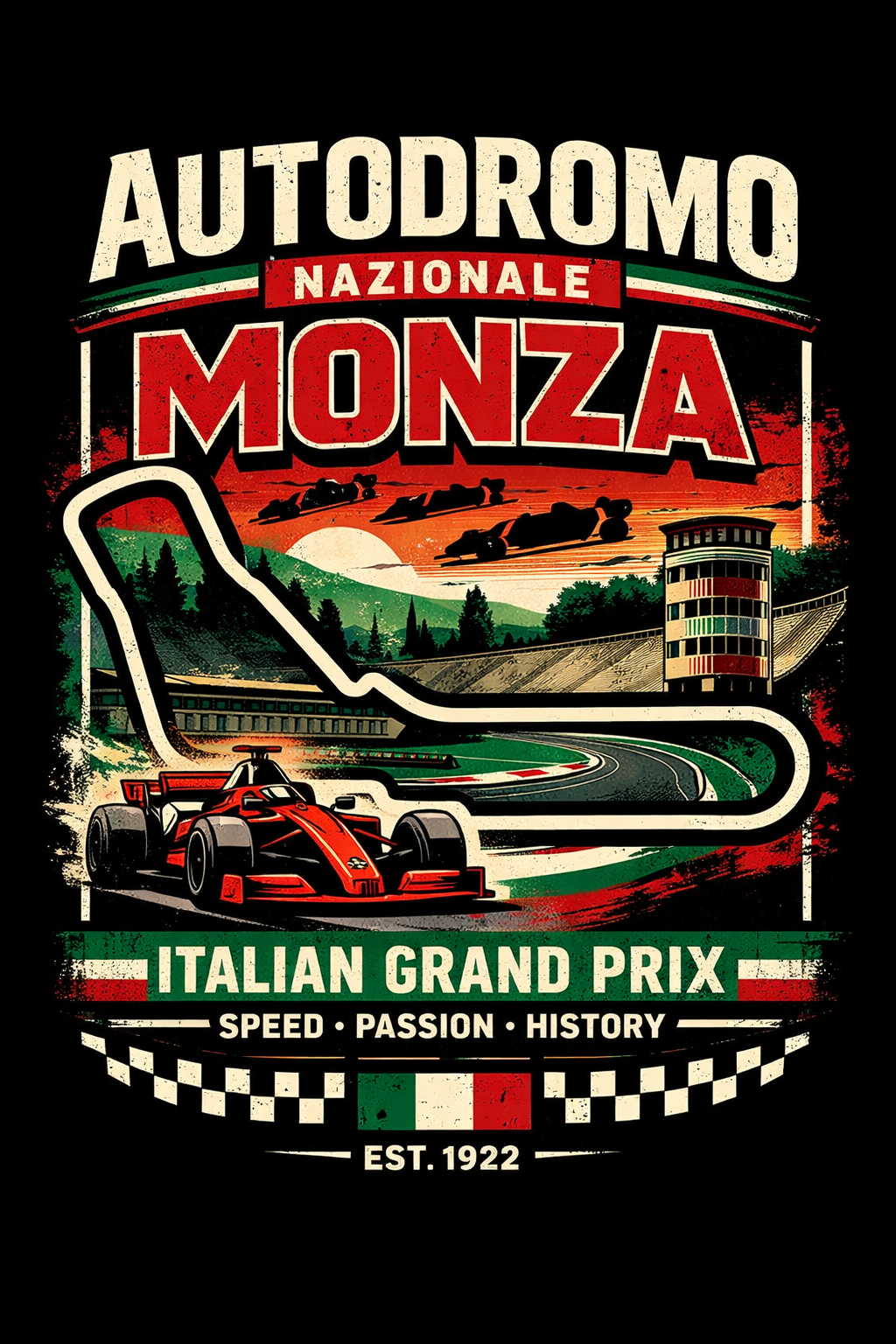 MONZA Classic Round Neck
