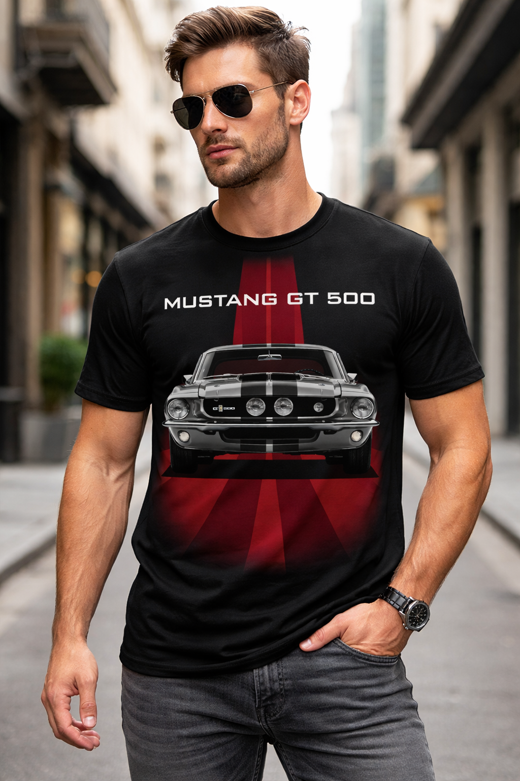 MUSTANG GT500 Classic Crew T-Shirt