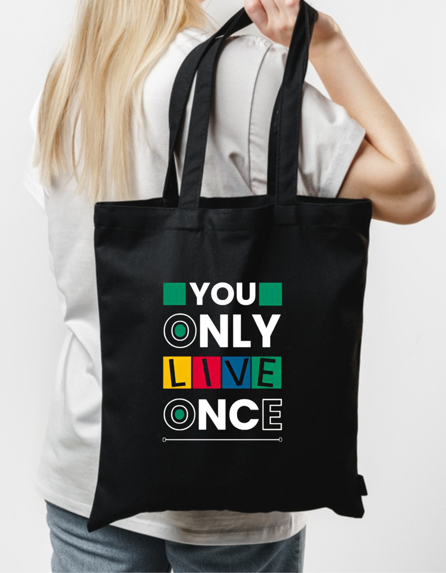 You Only Live  Once Unisex Tote Bag